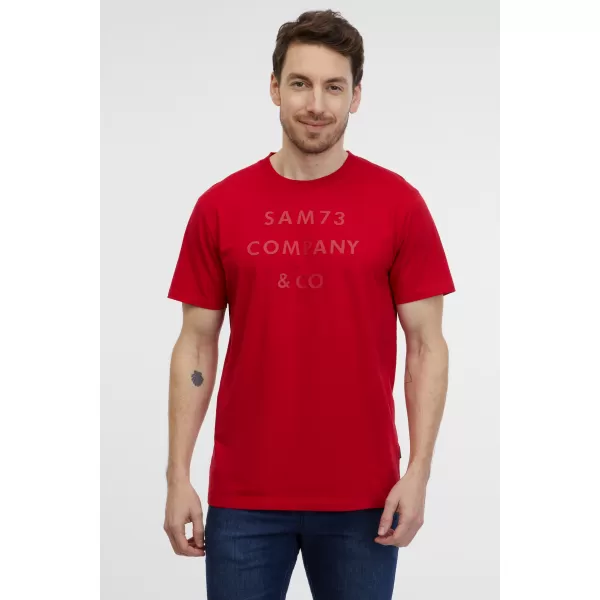 Pánske tričko SAM 73 MILHOUSE MT 836 červená 