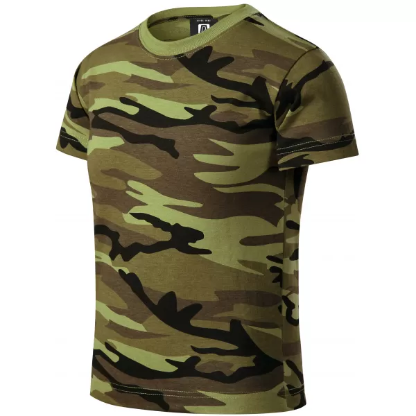  Detské tričko ALTISPORT NoPrint NP/ALK941 CAMOUFLAGE GREEN 