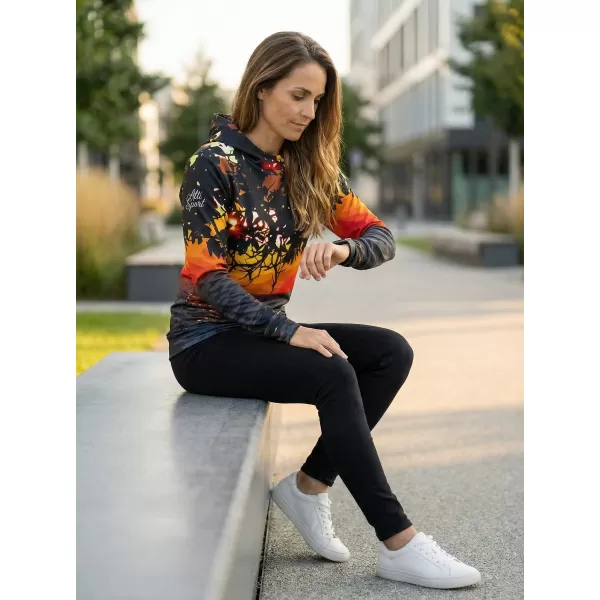  Dámska funkčná mikina premium ALTISPORT VOJ/ALW030MI01 oranžová 