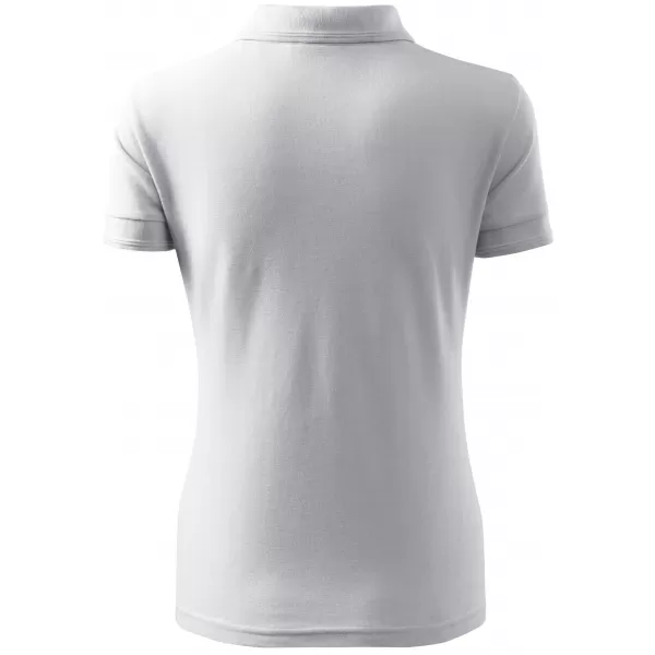  Dámske tričko s golierom ALTISPORT NoPrint NP/ALW012 biela 