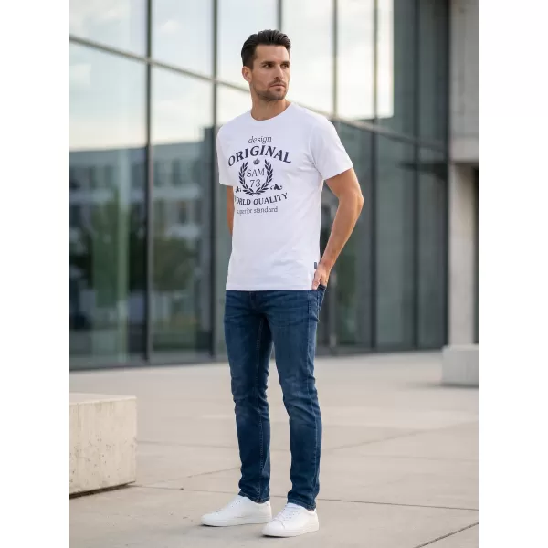  Pánske tričko SAM 73 MAVERICK MT 838 biela 