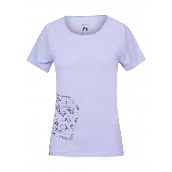  Dámske tričko HANNAH ZOEY II PURPLE HEATHER 