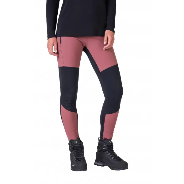  Dámske outdoor legíny HANNAH ELISA PRE ANTHRACITE/ROAN ROUGE 