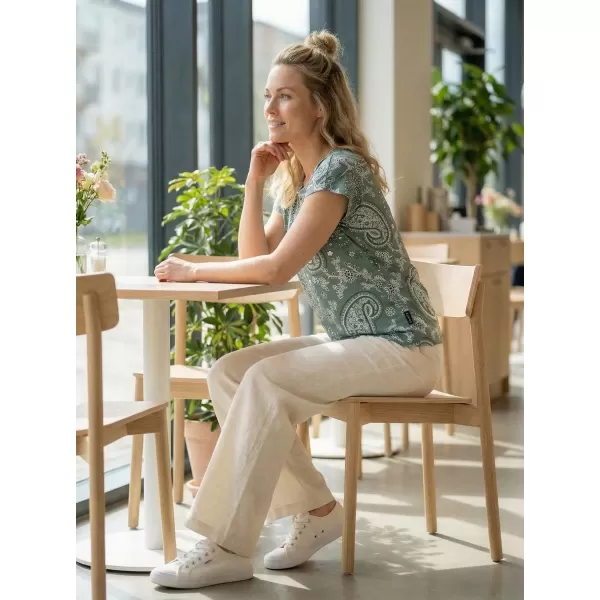  Dámske tričko SAM 73 MARGARITA WT 903 ZELENOŠEDÁ 