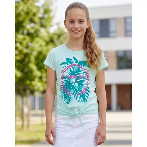  Dievčenské tričko SAM 73 KIARA KT 522 MINTOVÁ 