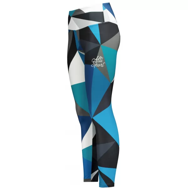  Dámske dlhé legíny premium ALTISPORT VOJ/ALW007LEG01 PETROLEJOVÁ 