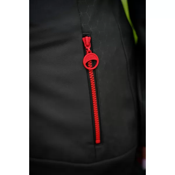  Dámsky softshellový kabát ALTISPORT CIARA KAKI/ČERVENÁ 