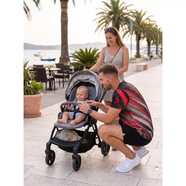  Pánske funkčné tričko premium ALTISPORT VOJ/ALM028TR01 ČIERNOČERVENÁ 