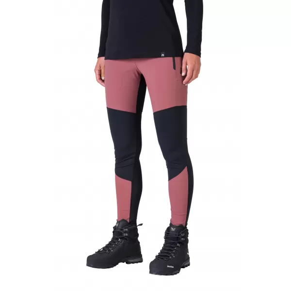  Dámske outdoor legíny HANNAH ELISA PRE ANTHRACITE/ROAN ROUGE 