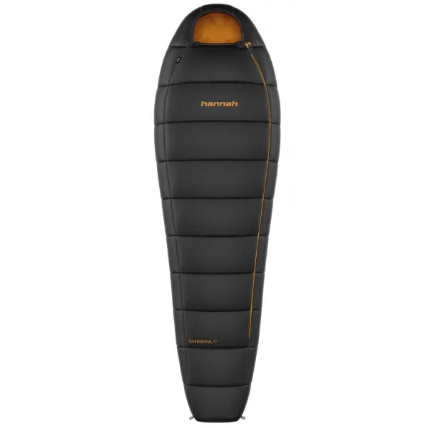  Spací vak HANNAH SHERPA 300 JET BLACK/INCA GOLD 
