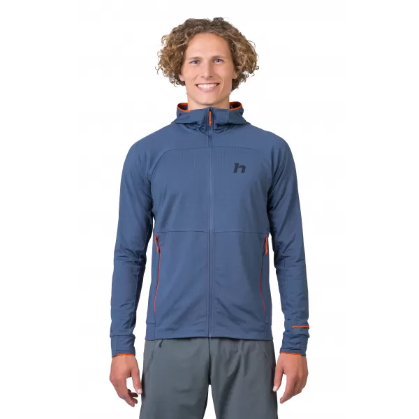  Pánska mikina HANNAH ETHAN HOODY BERING SEA MEL 