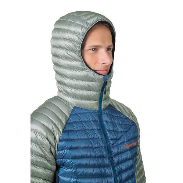  Pánska bunda HANNAH MIO HOODY LILY PAD/SAILOR BLUE 