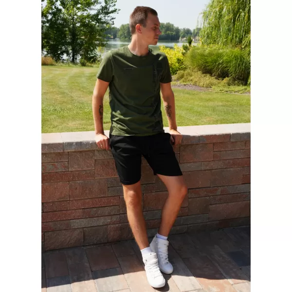  Pánske tričko ALTISPORT CALISTO MILITARY 