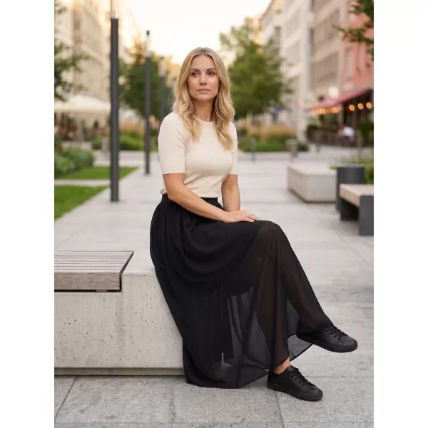  Dámska sukňa SAM 73 EVELINA WZ 870 čierna 