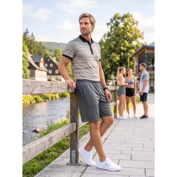  Pánske funkčné kraťasy premium ALTISPORT VOJ/ALM013KRA01 sivá 