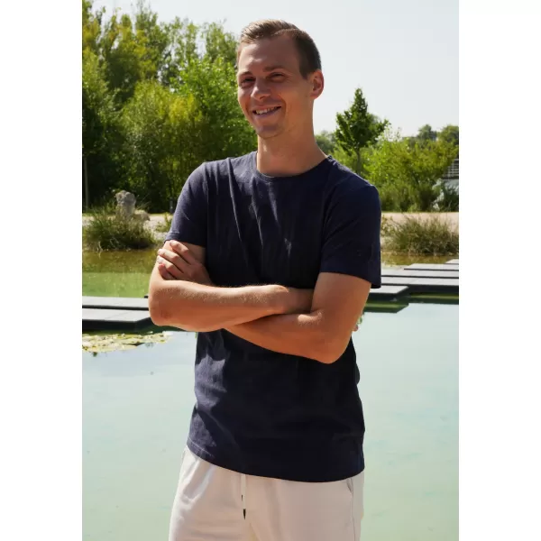  Pánske tričko ALTISPORT CARLSON TMAVO modrá 