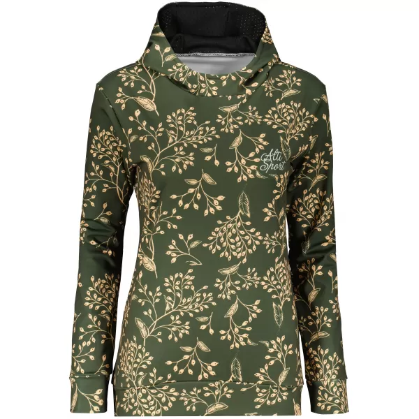  Dámska funkčná mikina premium ALTISPORT VOJ/ALW025MI01 MILITARY 