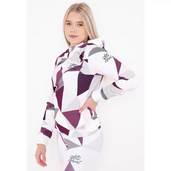  Dámska funkčná mikina premium ALTISPORT VOJ/ALW007MI01 biela 