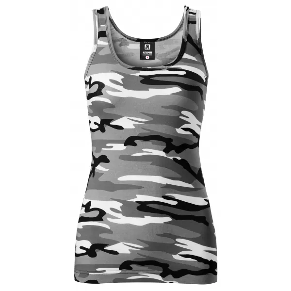  Dámske tielko ALTISPORT NoPrint NP/ALW63C CAMOUFLAGE GRAY 