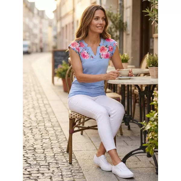  Dámske tričko ALTISPORT CLARA modrá 
