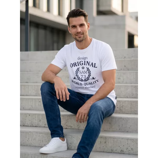  Pánske tričko SAM 73 MAVERICK MT 838 biela 