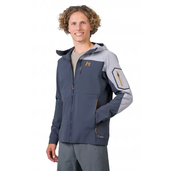  Pánska bunda HANNAH AREN HOODY INDIA INK/SHARKSKIN 