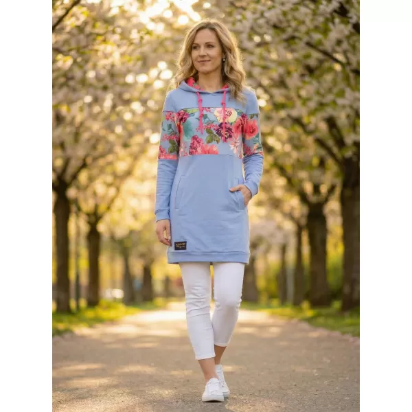  Dámska mikina ALTISPORT CECILY modrá 