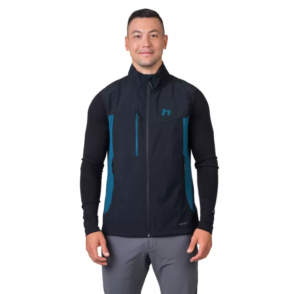  Pánska vesta HANNAH CARSTEN VEST ANTHRACITE/SAILOR BLUE 