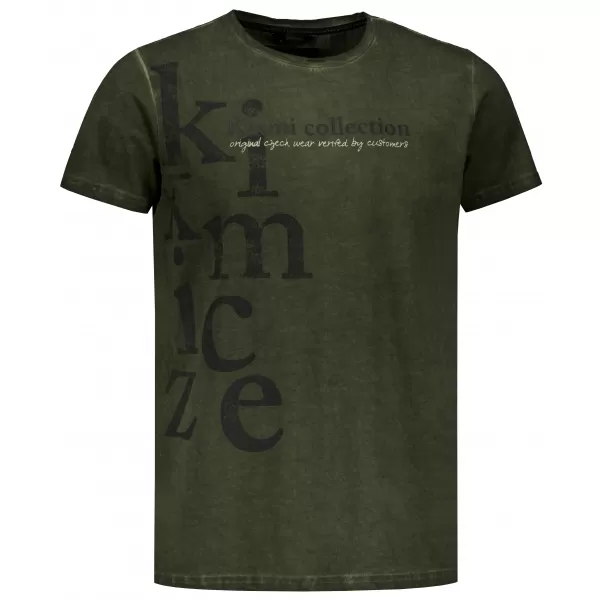  Pánske tričko KIXMI SANDER KHAKI 