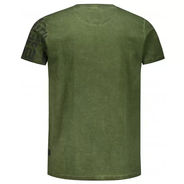  Pánske tričko KIXMI SENON MILITARY 