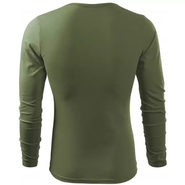  Pánske tričko s dlhým rukávom ALTISPORT NoPrint NP/ALM911 KHAKI 