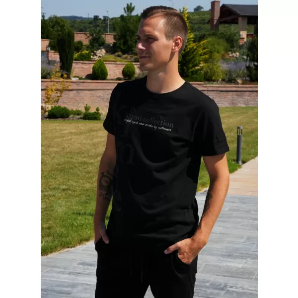  Pánske tričko KIXMI SANDER čierna 