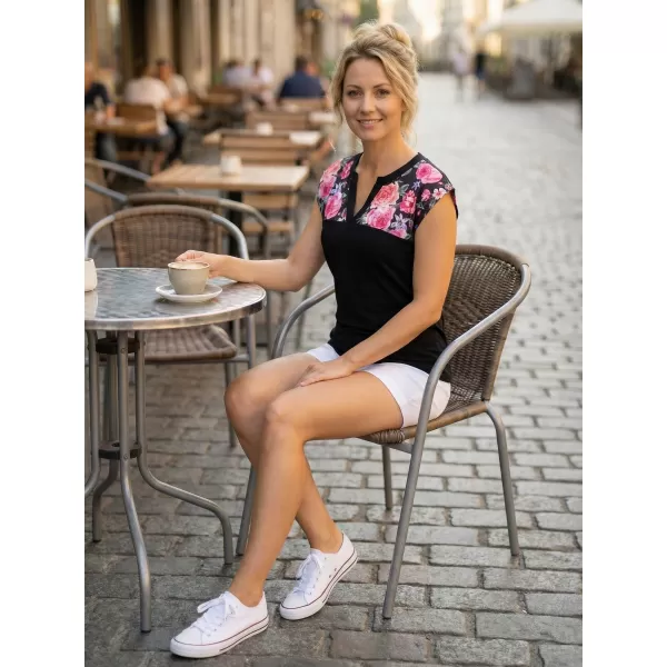  Dámske tričko ALTISPORT CLARA čierna 