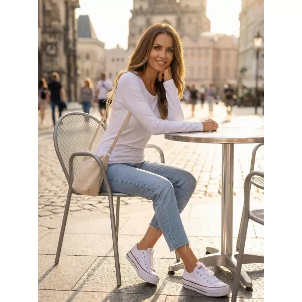  Dámske tričko s dlhým rukávom ALTISPORT NoPrint NP/ALW931 biela 