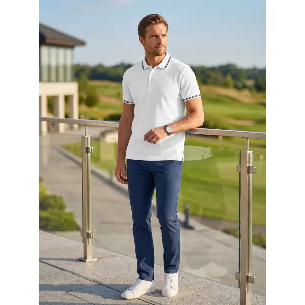  Pánske tričko s golierom ALTISPORT NoPrint NP/ALM912 biela 