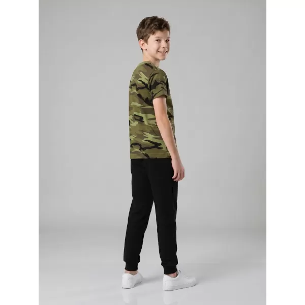  Detské tričko ALTISPORT NoPrint NP/ALK941 CAMOUFLAGE GREEN 