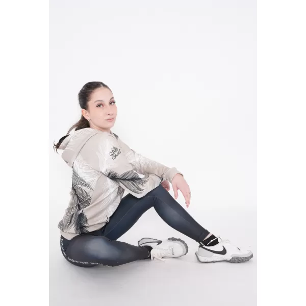  Dámska funkčná mikina premium ALTISPORT VOJ/ALW001MI01 hnedá 