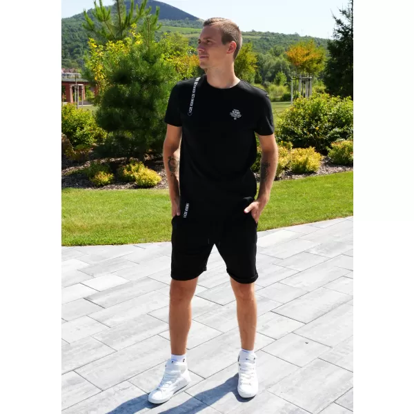  Pánske tričko KIXMI SIMEON čierna 
