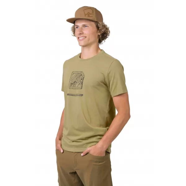  Pánske tričko HANNAH MIKO KHAKI/ANTHRACITE 