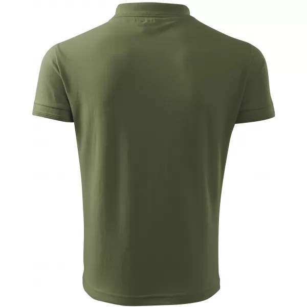  Pánske tričko s golierom ALTISPORT NoPrint NP/ALM302 KHAKI 