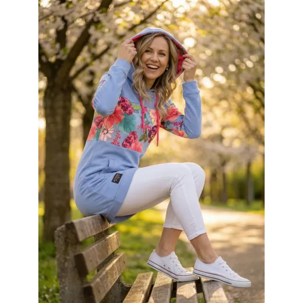  Dámska mikina ALTISPORT CECILY modrá 
