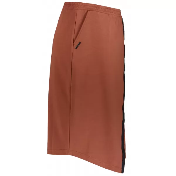  Dámska sukňa KIXMI SIBILA HNEDÁ/KRÉMOVÁ 