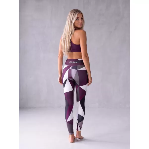  Dámske dlhé legíny premium ALTISPORT VOJ/ALW007LEG01 fialová 