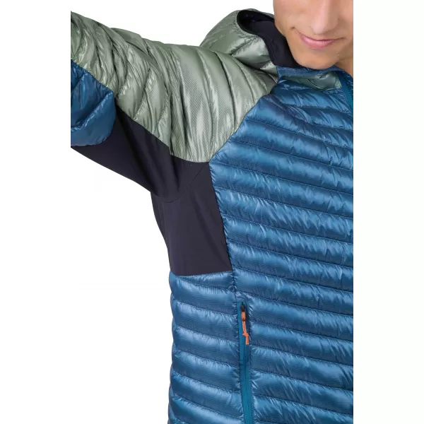  Pánska bunda HANNAH MIO HOODY LILY PAD/SAILOR BLUE 