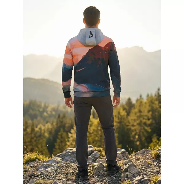  Pánska funkčná mikina premium ALTISPORT VOJ/ALM030MI01 oranžová 