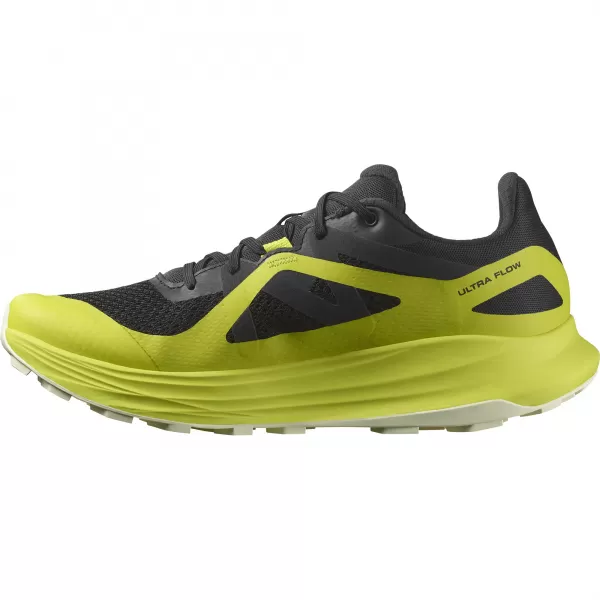  Pánske topánky SALOMON ULTRA FLOW L47462500 ČIERNA/SÍROVÁ PRUŽINA/TRANSPARENTNÁ ŽLTÁ 