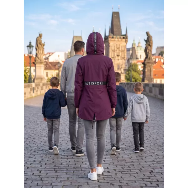  Dámska bunda ALTISPORT CHELSIE fialová 