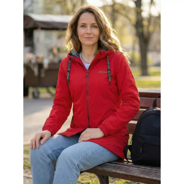  Dámska bunda ALTISPORT CHELSIE červená 