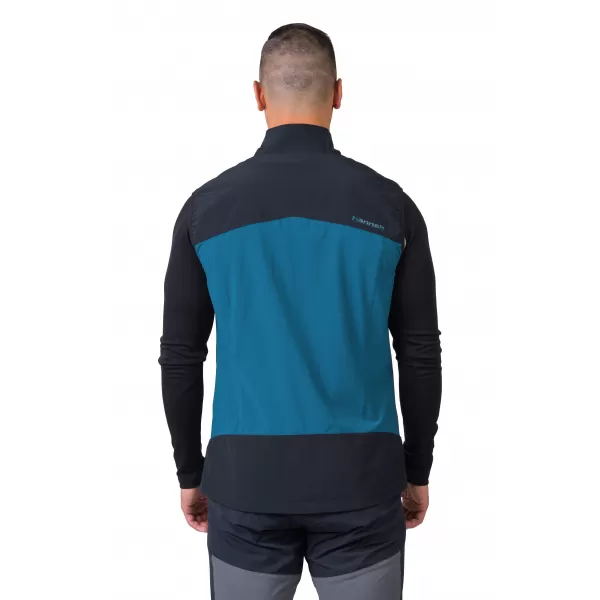  Pánska vesta HANNAH CARSTEN VEST ANTHRACITE/SAILOR BLUE 