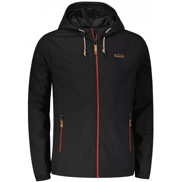  Pánska bunda ALTISPORT CARLEY ČIERNA/ČERVENÁ 